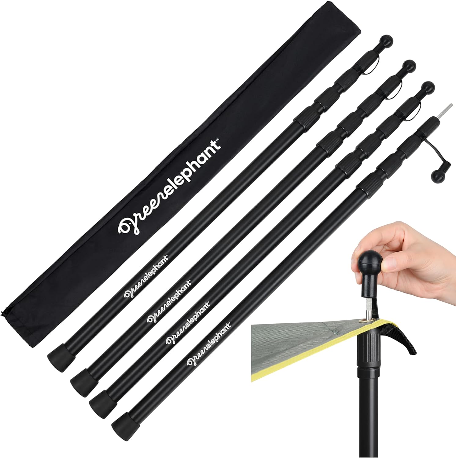 folding tent pole Tarp Poles – Green Elephant sale