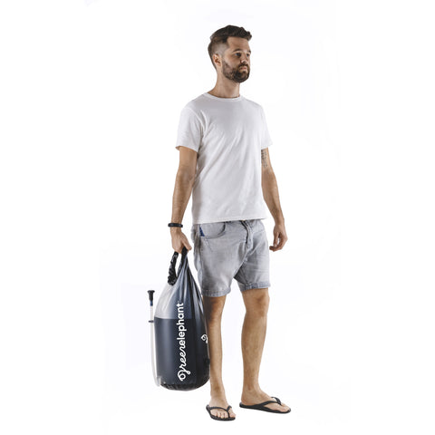 The Green Elephant 2-in-1 Portable Shower & Dry Bag 20L