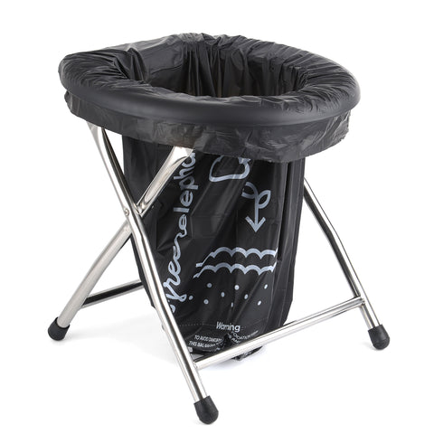 Portable camping toilet